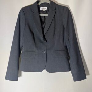 Calvin Klein Women's Gray Blazer